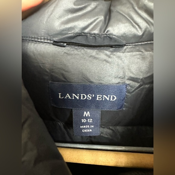 Lands End Down Puffer Jacket Size M - Picture 4 of 5